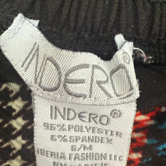 Plaid Jogger Pants with Zipper Pockets | Red Black & Cream | Cozy Chic Sz S/M - Picture 8 of 10